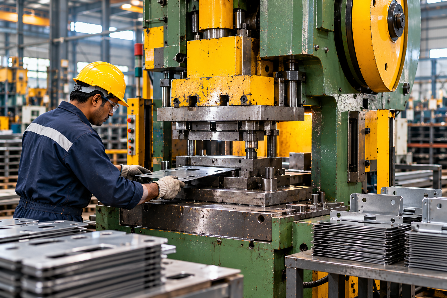 Metal pressing and forming